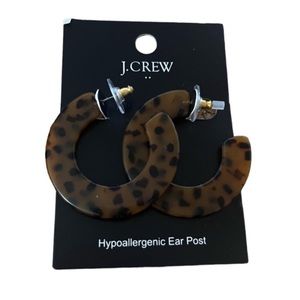 J. Crew Tortoise Earrings